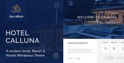 Nulled Hotel Calluna v2.6.0 - Hotel & Resort & WordPress Theme visual