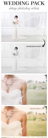 GraphicRiver Wedding Pack - Vintage Photoshop Actions