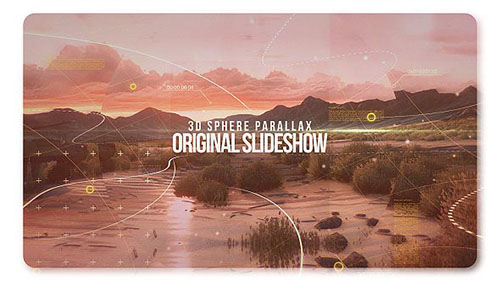 3D Sphere Original Parallax Slideshow - Project for After Effects (Videohive)