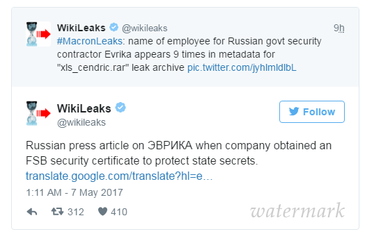 В WikiLeaks заявили о российском отпечатке в хакерской атаке на штаб Макрона