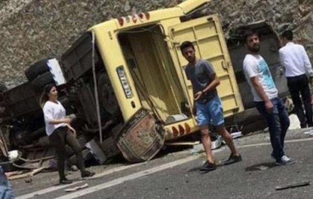 ДТП в Турции: туристический автобус упал с высоты 35 метров