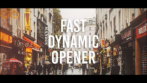 Fast Dynamic Opener 19883857 - Project for After Effects (Videohive)