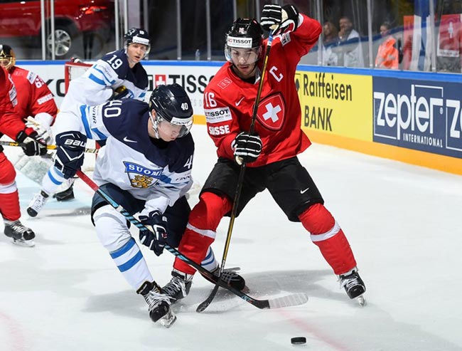 ЧМ по хоккею-2017. Финляндия отыгралась со счета 0:2 и в овертайме одолела Швейцарию
