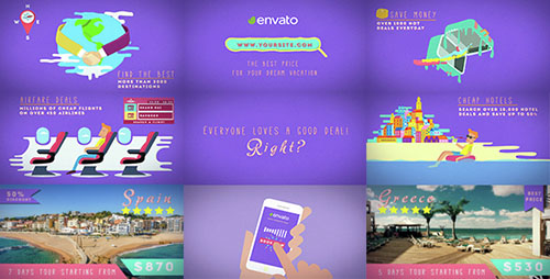 Travel Deals And Discounts - Project for After Effects (Videohive)