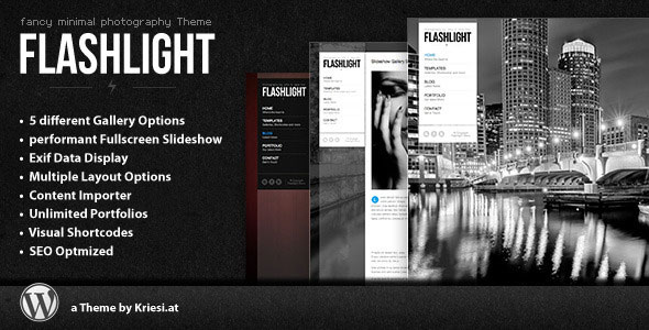 Nulled ThemeForest - Flashlight 4.3 - Themeforest fullscreen background portfolio
