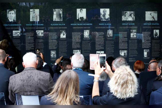 В Мюнхене открыли памятник израильским спортсменам, погибшим при теракте в 1972 году