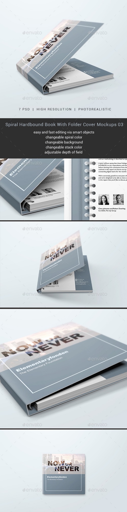 Spiral Hardbound Book With Folder Cover Mockups 03 20628864