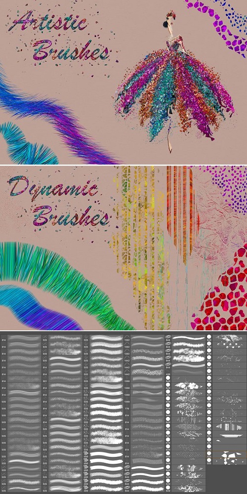 Artistic Brushes for DigitalPainting - 1650625