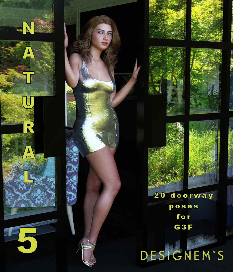 Natural 5 poses for G3F