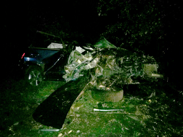 ДТП на Киевщине: изничтожен авто Subaru, водитель погиб(фото)