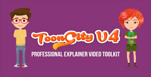 Explainer Video Toolkit | Toon City 4 - Project for After Effects (Videohive)