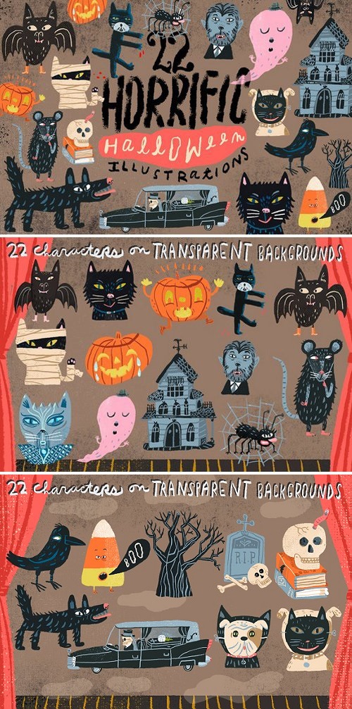 22 Horrific Halloween Illustrations 1864108