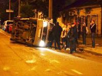 ДТП в фокусе Николаева: легковушка переворотила автобус(фото)