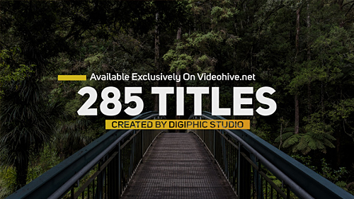 Titles Animation 20675116 - Project for After Effects (Videohive)
