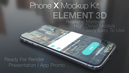 Phone X Mockup Kit - Project for After Effects (Videohive)