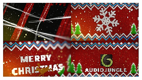 Knitted Christmas Sweater Logo Reveal - Project for After Effects (Videohive)