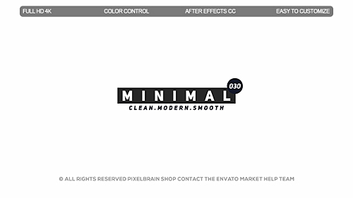 Minimal Titles II - Project for After Effects (Videohive)
