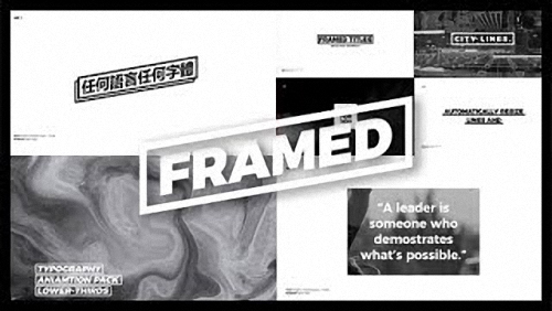 Framed Titles 20840764 - Project for After Effects (Videohive)
