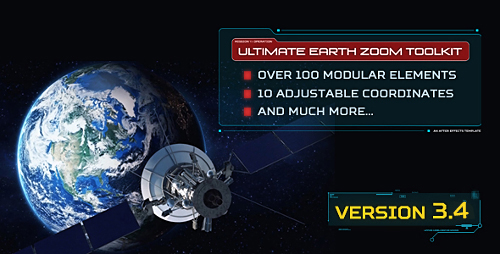 Ultimate Earth Zoom Toolkit V3.4 - Project for After Effects (Videohive)