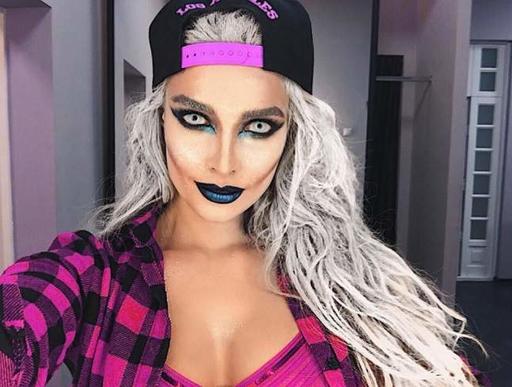 Экс-солистка ВИА-Гры сделала себе «жутко страшный» макияж для празднования Хэллоуина