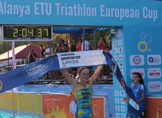 Юлия Елистратова – победила на турецком этапе Кубка Европы по триатлону