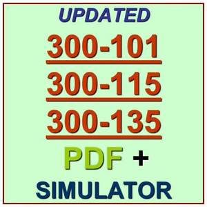Cisco CCNP 300 101 300 115 300 135 Routing Switching Test Exam Q&A PDF & SIM