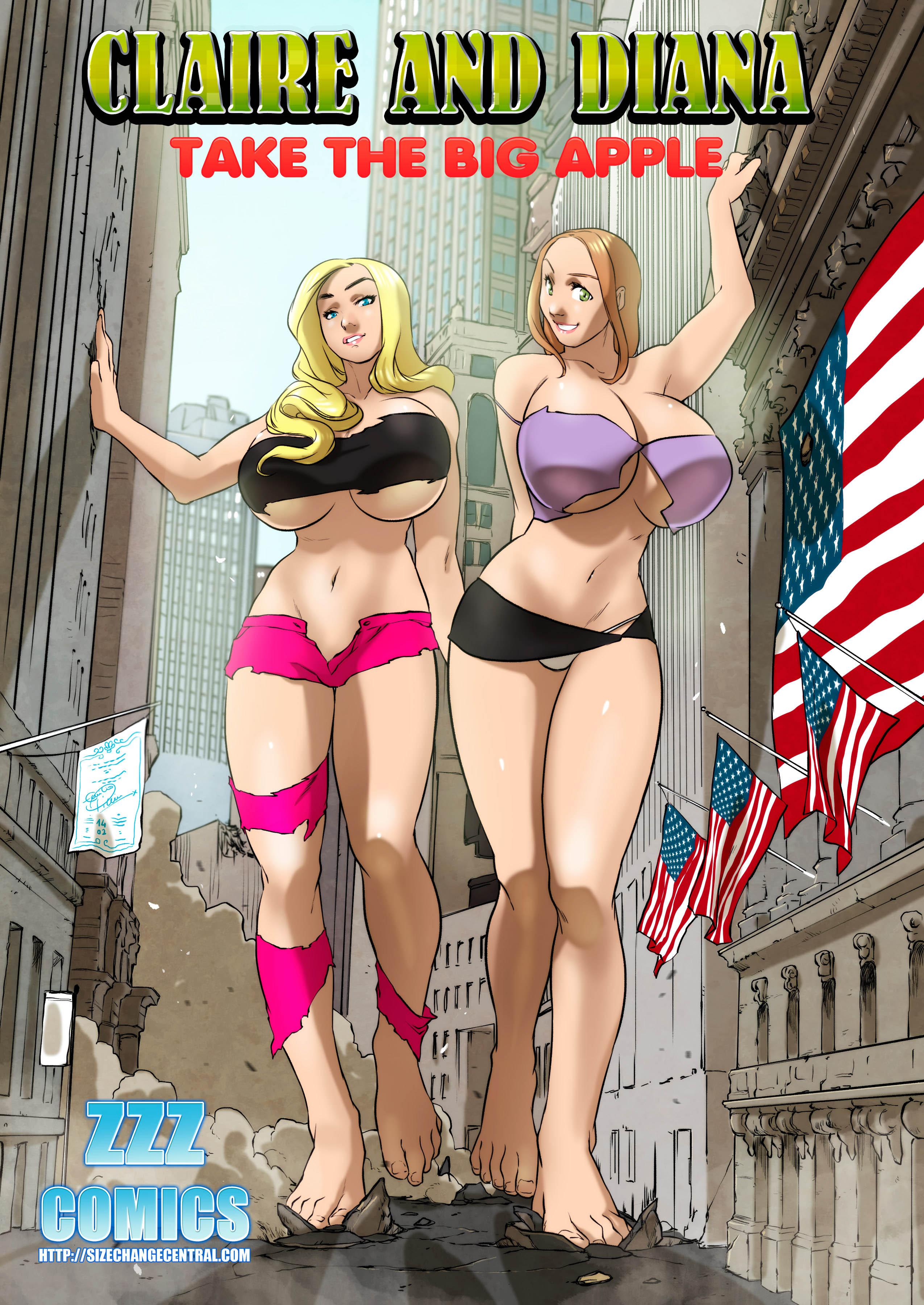 ZZZ COMICS – CLAIRE AND DIANA TAKE THE BIG APPLE CE