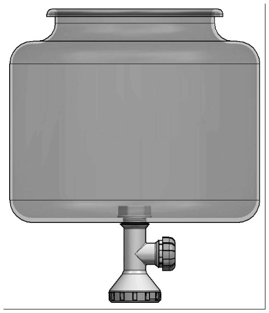 Схема установки устройства на водяной бак.