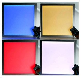 Управляемые светодиодные панели для потолка с возможностью изменения цвета свечения