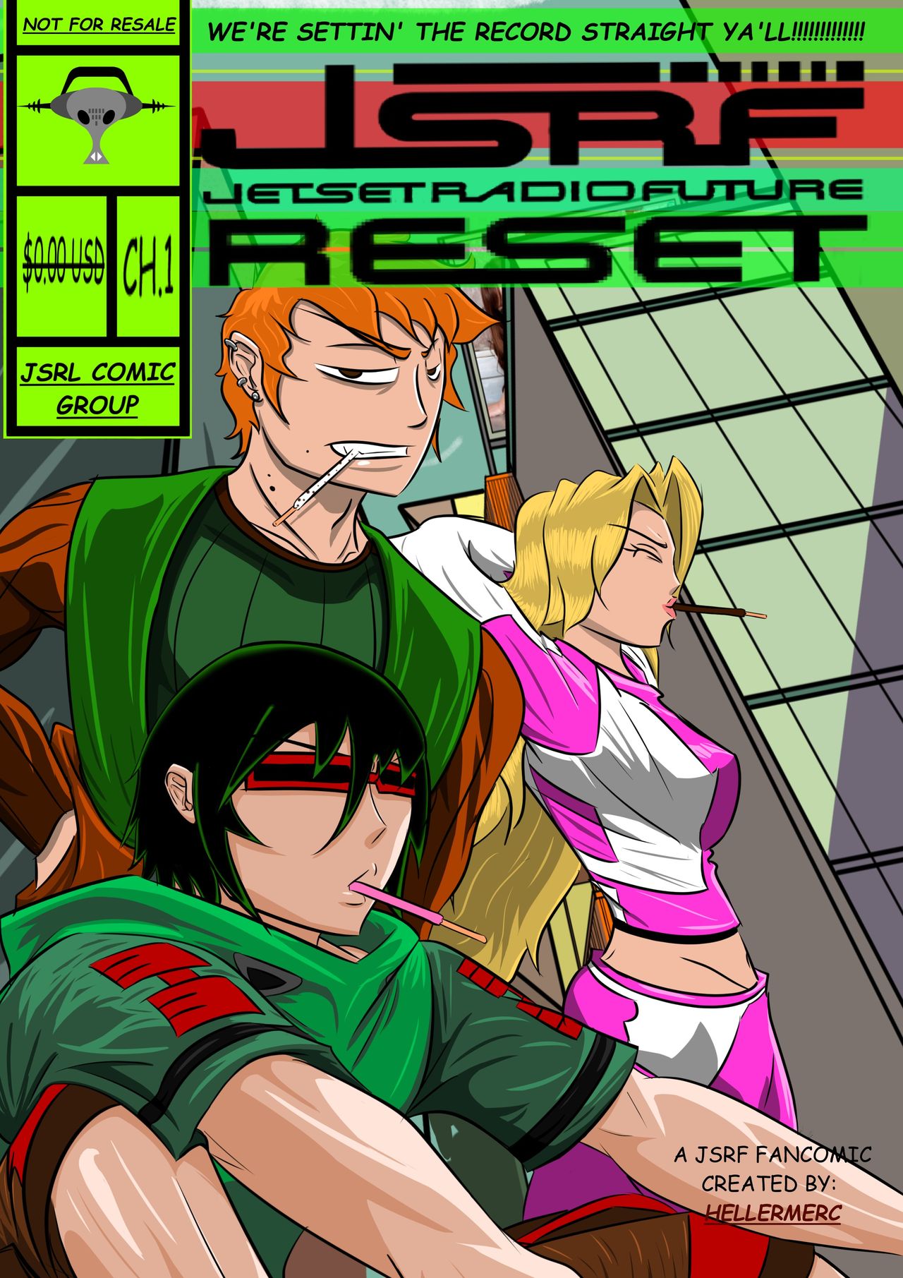 Jsrl comics - Jet Set Radio Future Reset