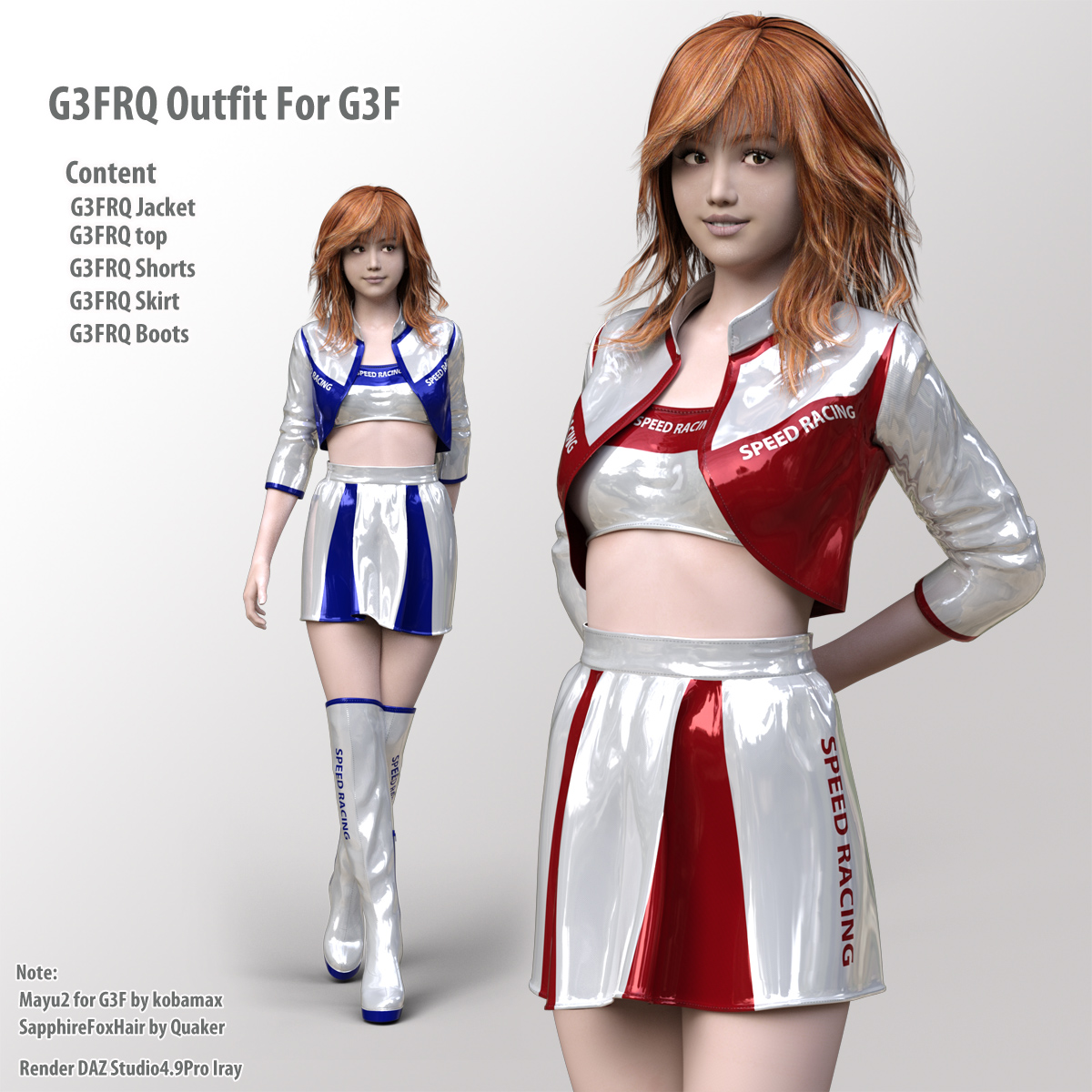 G3FRQ Outfit for G3F