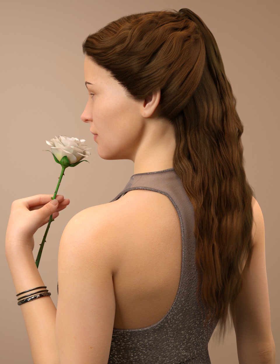 Brielle Hair for Genesis 8 Female(s)