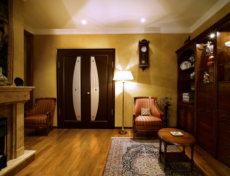 Двери в интерьере квартиры как правильно подобрать цвет, фото-примеры, светлые и невидимые полотна