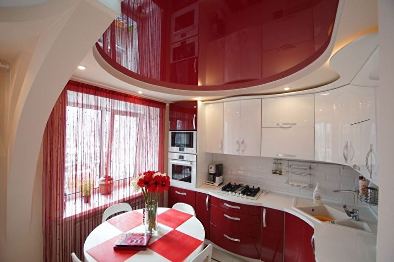 Красная кухня (60 фото) идеи дизайна интерьеров, ремонт кухни