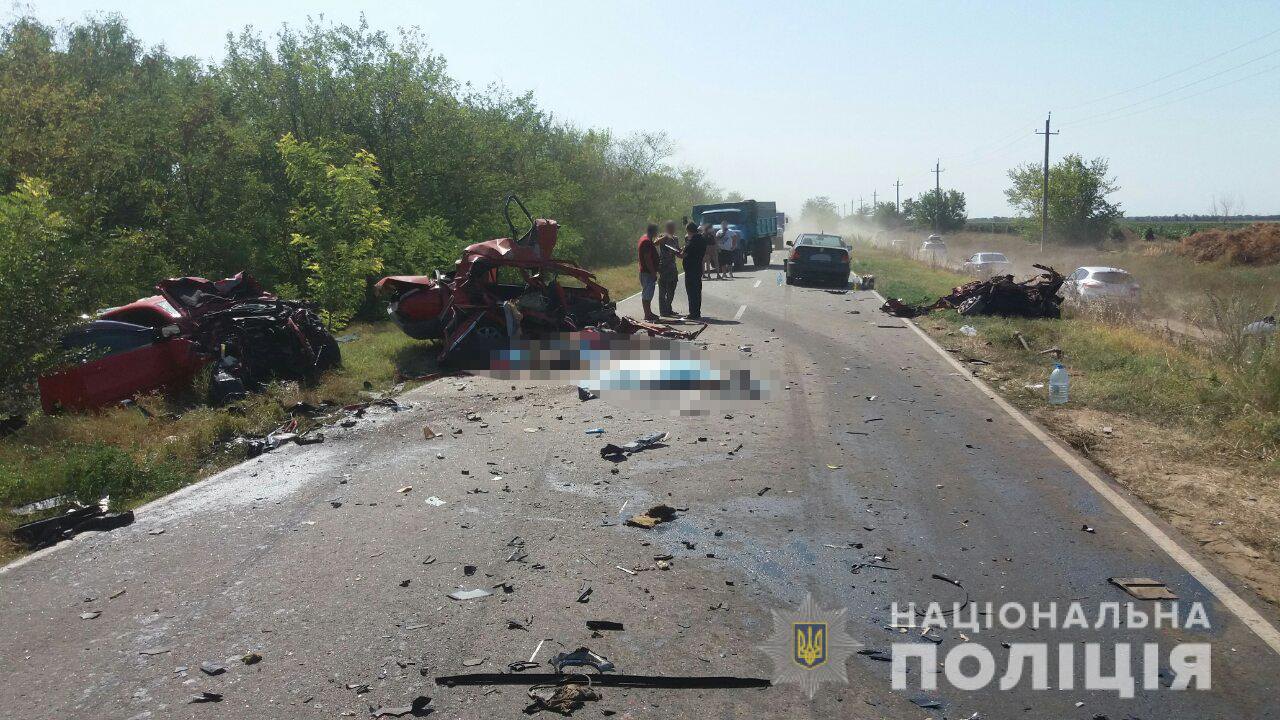 В Одесской области в лобовом столкновении погибли четыре человека