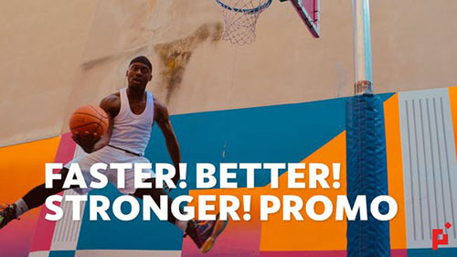 Faster Better Stronger // Dynamic Slideshow - After Effects & Premiere Pro Templates (Videohive)