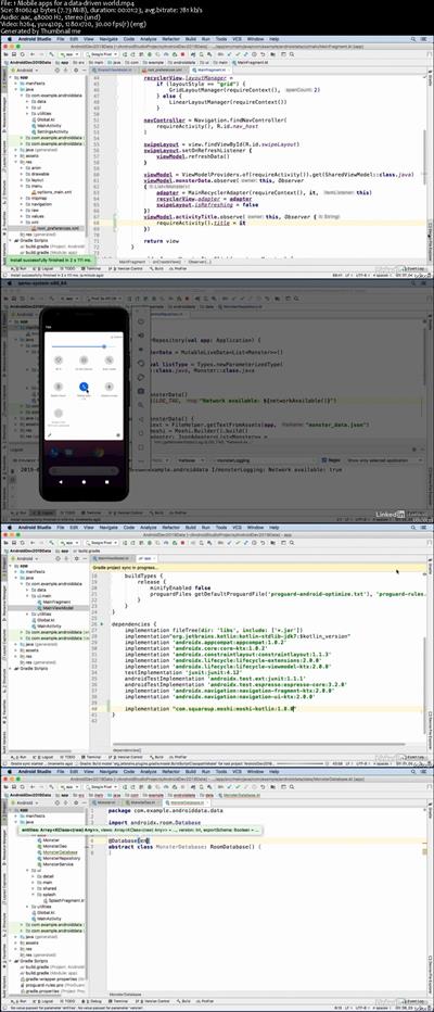 Android Development Essential Training Manage Data