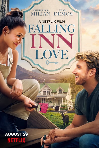 Falling Inn Love (2019) 720p NF HDRip AC3 ESub [MOVCR]