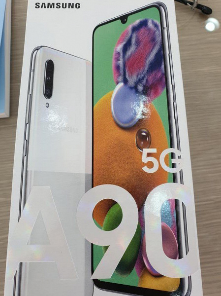 Опубликованы фото коробки бюджетного флагмана Samsung Galaxy A90 5G, подтверждены характеристики