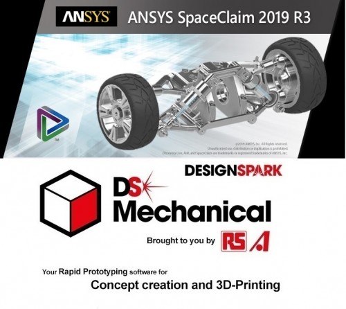 ANSYS SpaceClaim + DesignSpark Mechanical 2019 R3 SP0 Full Version