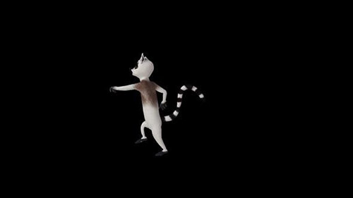 Cartoon Lemur Dancing - Motion Graphics (Videohive)
