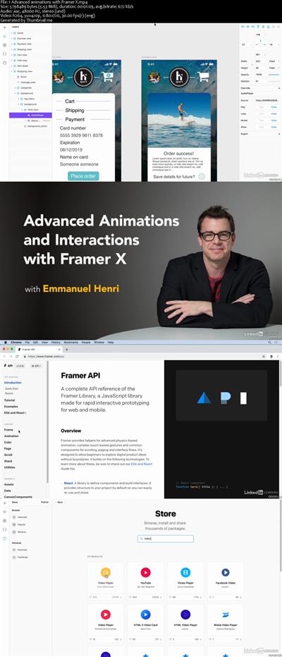 Advanced Animations and Interactions with Framer X