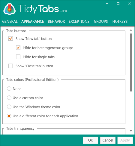TidyTabs Professional 1.13.0