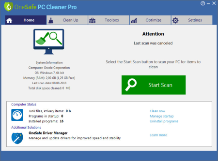 OneSafe PC Cleaner Pro 6.9.10.54 Multilingual