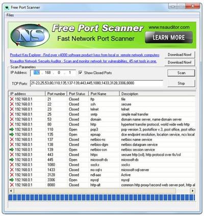 Free Port Scanner 3.6.2