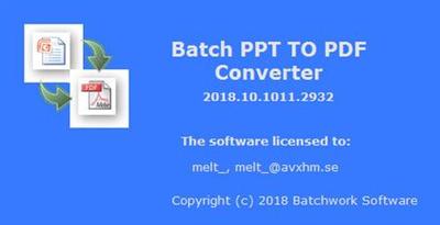 Batch PPT to PDF Converter  2019.11.1009.3082