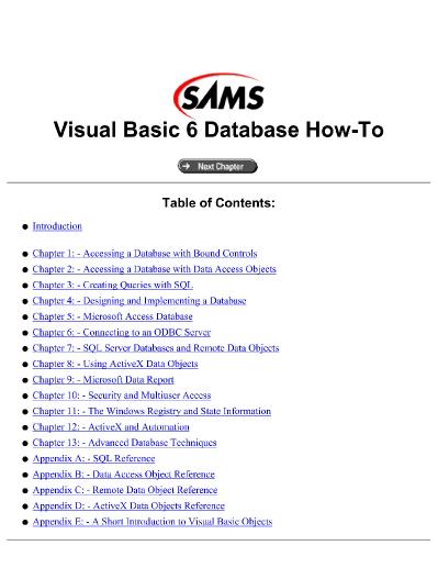 Waite Group's Visual Basic 6 Database How To